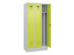locker voor scheiding van kleding,HxBxD 1950x900x500mm,3vak