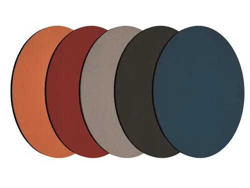 Prikbord Rond Oranje Kleur 2211 Bulletin Paneel Ø 60 cm frameloos