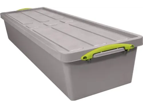 Recycled opbergdoos 23 Liter grijs Staplebaar