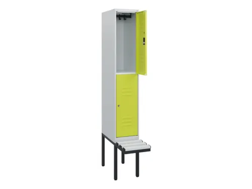 Dubbeldekse dekenkist,HxBxD 1950x300x815mm,1x2vak.,vak B 300mm