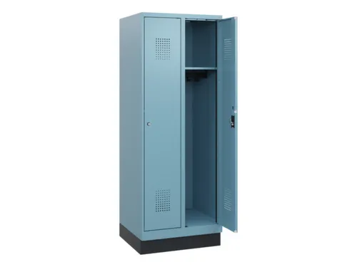 schoollocker,HxBxD 1630x600x500mm,2vak,vak B 300mm,cil.-slot,sokkel