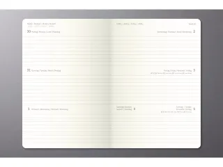 Weekagenda Conceptum A5 2027 (NL/FR/EN/DU) midnight Blue Hardcover - 3
