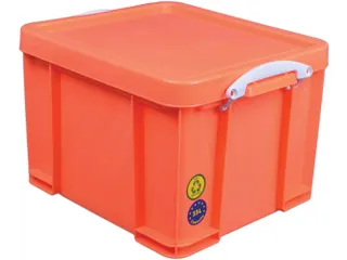 Opbergdoos 35 Liter Neonoranje - 1