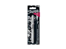 Viltstift Sharpie Fijne punt rond 0.9mm Metallic Zilver op blister