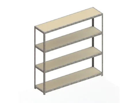 breedvakstelling,grondveld,HxBxD 2470x2504x600mm,vakl. 400kg