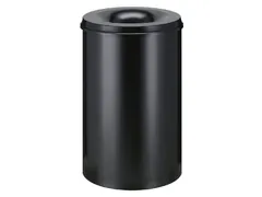 Papierbak met Vlamdover 110 liter 470mm x 72cm Zwart