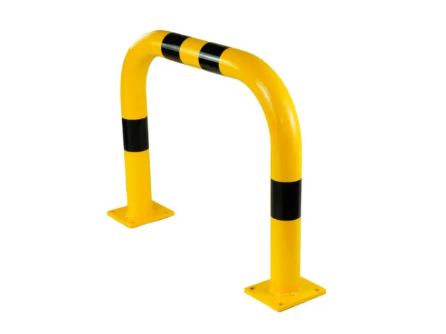 arceau de protection,p. int./ext.,HxlxP 600x750x160mm,acier,jaune/noir