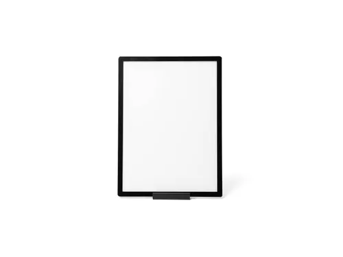Verlichte Tafeldisplay LED Slide In A4 Zwart