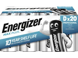 Batterij Energizer Max Plus 20x D alkaline - 1
