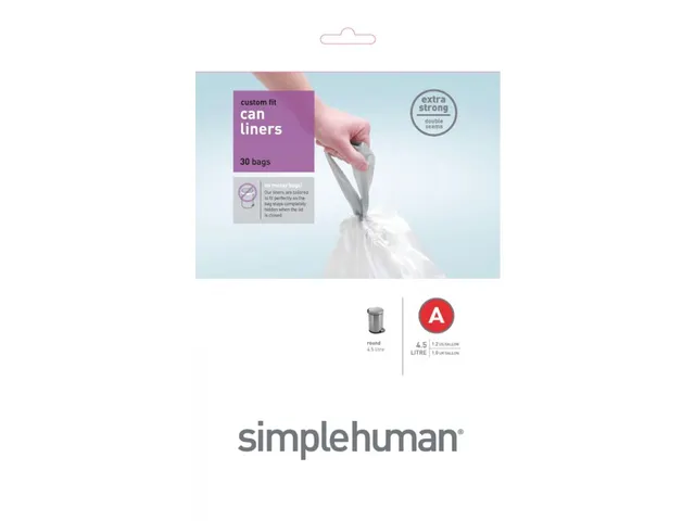 Sac De Poubelle 4.5 Litres (A) Simplehuman Blanc