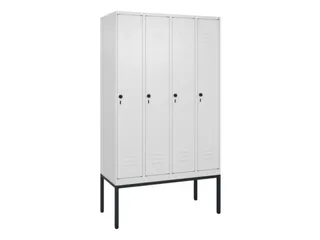 locker,HxBxD 2120x1200x500mm,4vak,vak B 300mm,draaigrendel - 1