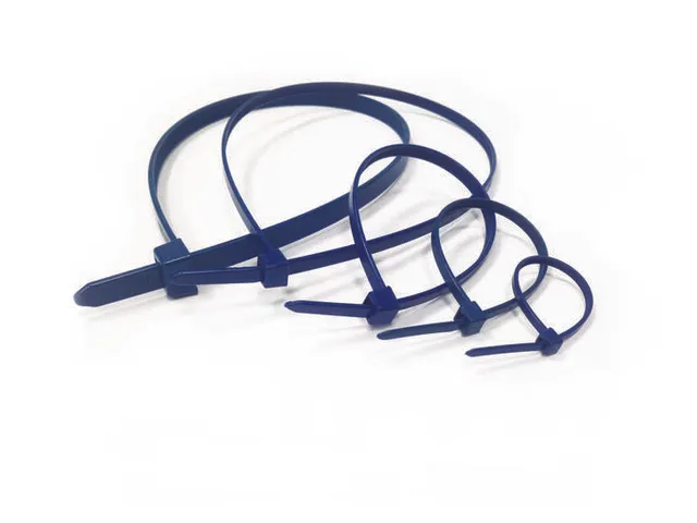 Detecteerbare Kabelbinders 390x4.6mm blauw 100 stuks