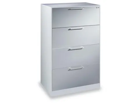 hangmappenkast,HxBxD 1300x800x435mm,4hangmappenframes,twee banen