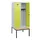locker met bank,HxBxD 1950x800x815mm,2vak,vak B 400mm,cilinderslot