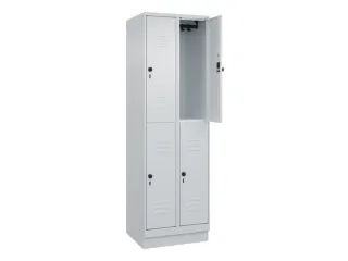 dubbeldekse locker,HxBxD 1950x600x500mm,2x2vak.,vak B 300mm - 2