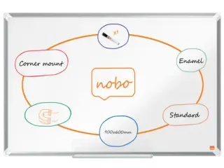 Whiteboard Nobo Premium Plus 60x90cm emaille - 1