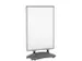 Stoepbord Seco A0 swing zilver weerbestendig