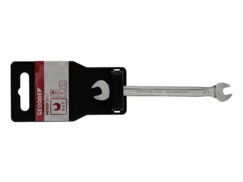 R05100607 Dubbele steeksleutel SW6x7mm 122mm