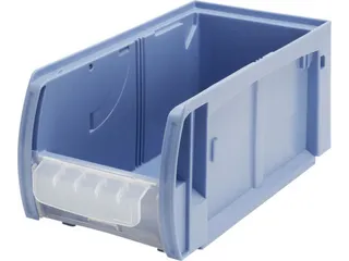 magazijnbak,HxBxD 140x156x400mm,5,7l,PP,duifblauw - 1