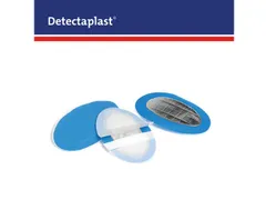 Detectaplast 9300 hydrogelpleister waterafstotend blauw 67x110mm 10 st