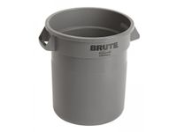 Ronde Brute container 37.9 liter Grijs Polyethyleen Rubbermaid