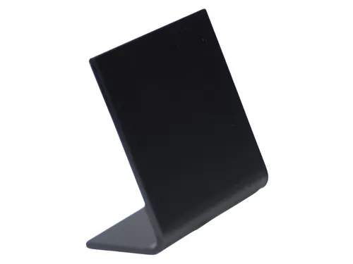 Krijtbord Securit A8 L-bord horizontaal zwart 5 stuks