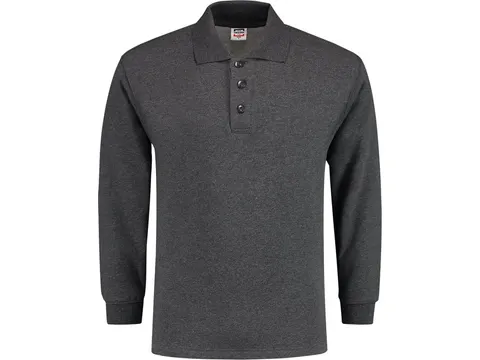 Tricorp PS280 301004 polosweater, lichtgrijs/zwart, maat 5XL, per stuk
