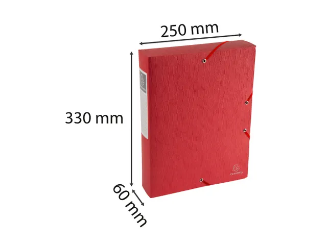 Klasseerdoos Scotten rug 60mm A4 rood