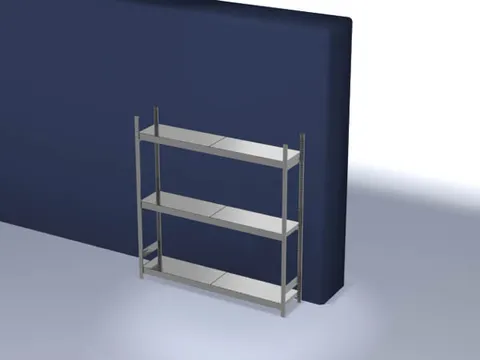 breedvakstelling,grondveld,HxBxD 2000x2070x435mm,vakl. 350kg