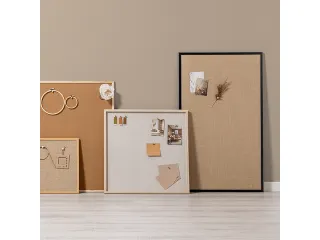 Prikbord Naga 100 x 60 cm Jute met Zwarte omlijsting - 5