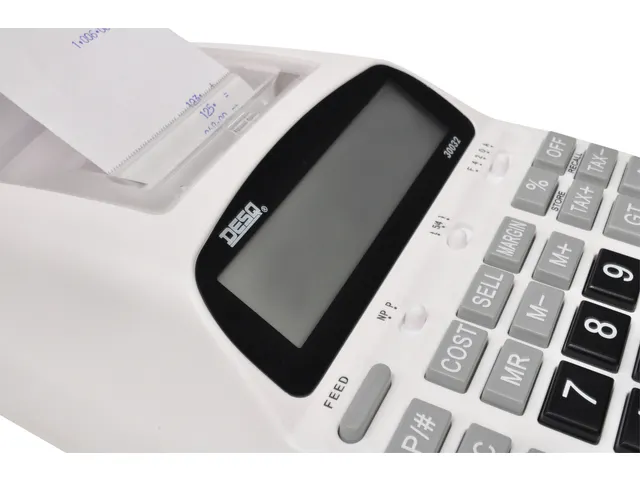 Desq Rekenmachine met telrol 2-kleuren afdruk