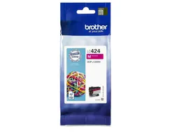 Inktcartridge Brother LC-424M rood