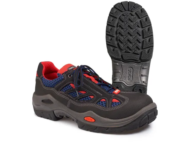 Jalas 3700R Respiro S2 veiligheidsschoenen SRB zwart/rood, maat 43