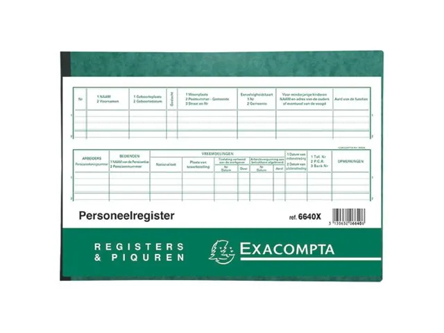 Piqure 21x29,7 Personeel 20 bl