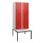 Dubbeldekse dekenkist,HxBxD 1950x800x815mm,2x2vak.,vak B 400mm