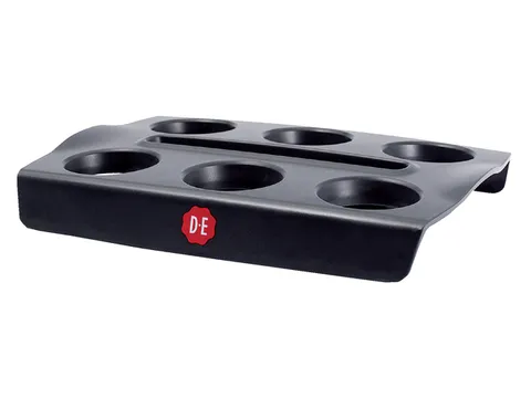 Bekerplateau Douwe Egberts voor 6 bekers zwart