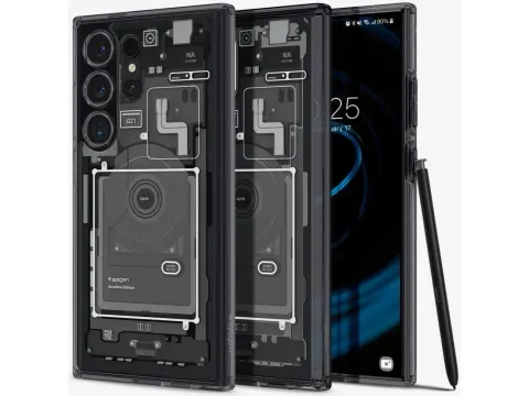 Spigen Ultra Hybrid Zero One Samsung Galaxy S24 Ultra Hoesje Zwart