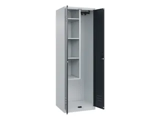 schoonmaakkast,HxBxD 1850x600x500mm,links 4vakken - 2
