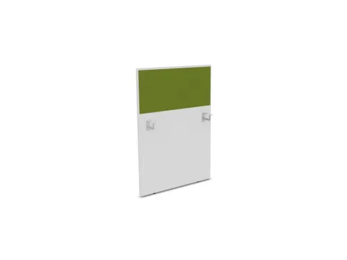 baliepaneel,v. bureau,aanbouw links,B 800mm,Bl-wit,BN7048-groen