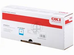 Tonercartridge Oki 44318607 C710 Cyaan