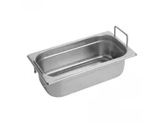 Caterchef Gastronorm bak RVS met greep 1/3 GN 100mm