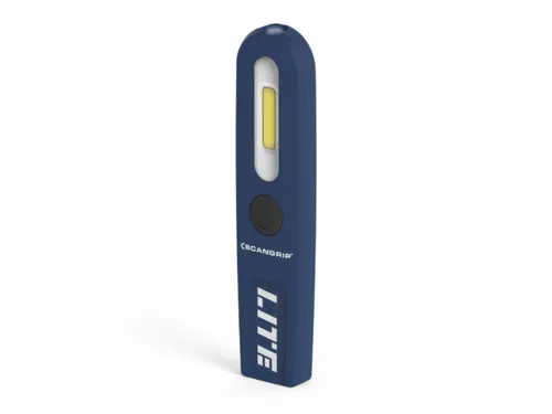 accu-zaklamp,COB-led,20-200lumen,spot 50lumen,magneet,straalhoek 110