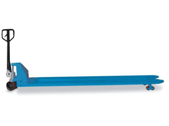 transpalette,force 2000kg,fourche L 1800mm,roul. piv. PU