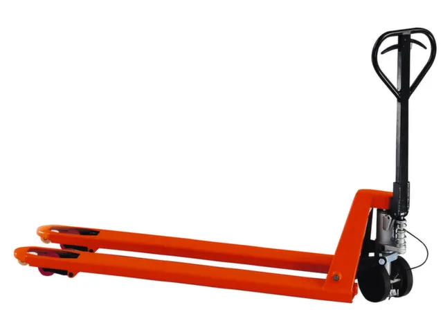 Palletwagen 2.5t Zwenk-/vorkwielen Rubber/pu Enkelvoudig 1150mm