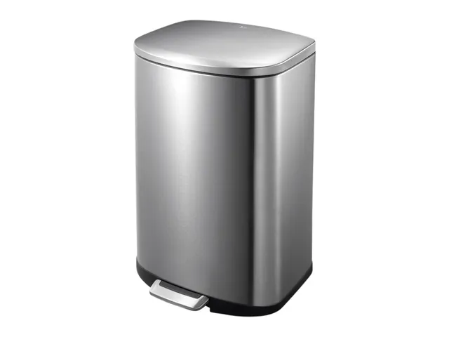 Afvalbak EKO Della pedaalemmer 50 liter RVS