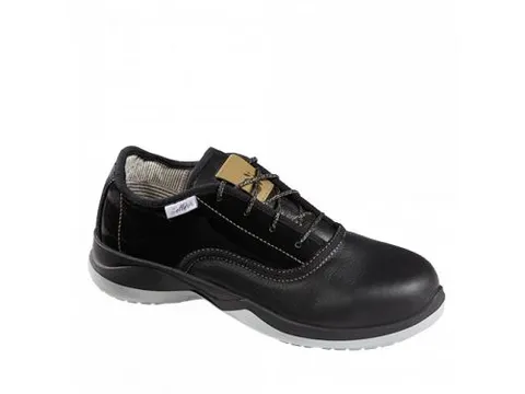 Elle Gloss Flex S3 Dames Werkschoen laag zwart maat 37