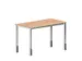 In hoogte verstelbaar bureau,HxBxD 720-840x1200x600mm,NE-esdoorn