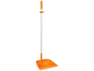 Vikan Hygiene stofblik met rechtopstaande aluminium steel 75cm Oranje - 1