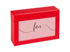 Fotobox walther design Fun 10x15cm 100 foto's rood