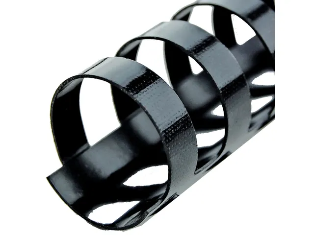 Bindrug GBC 19mm 21-rings A4 zwart 100stuks